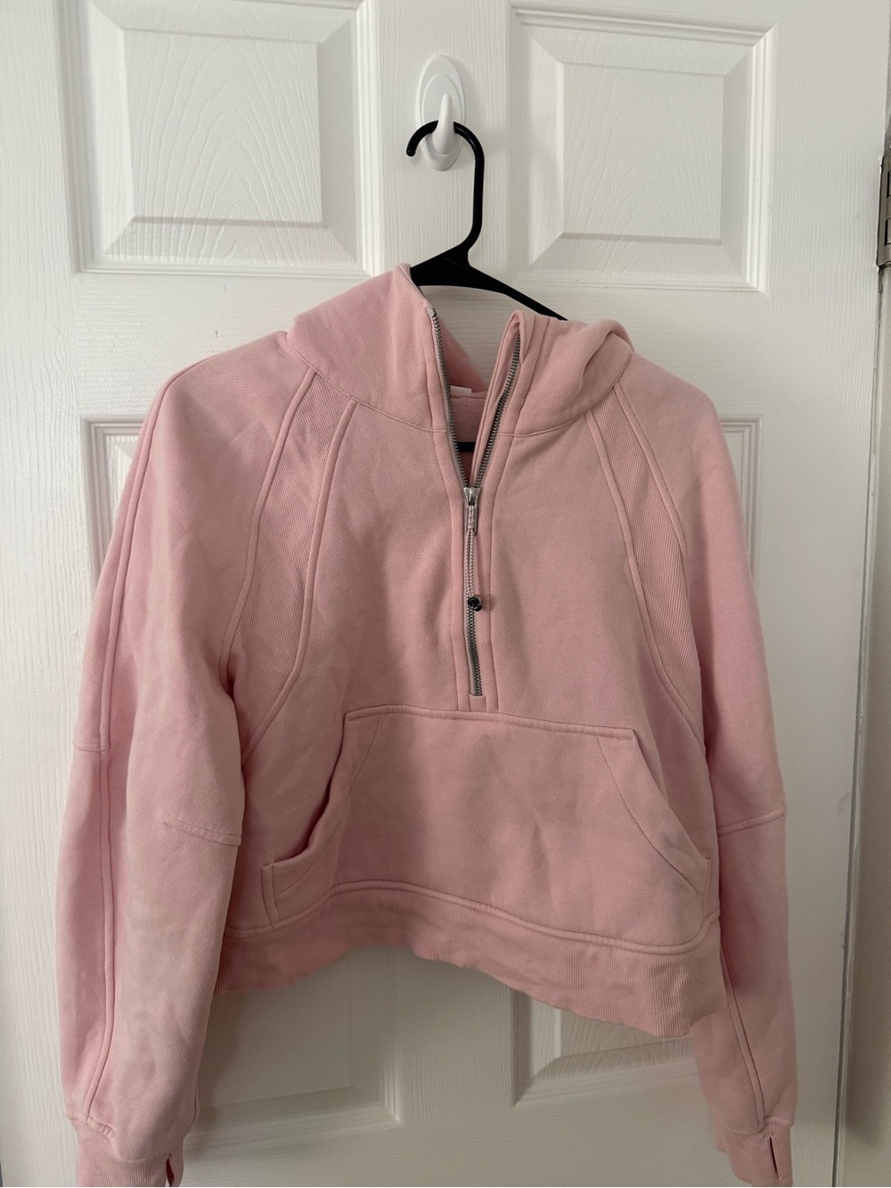 lululemon athletica Pale Pink Zip Hoodie